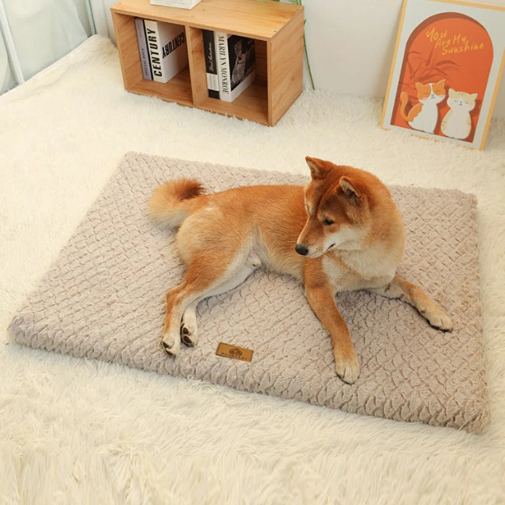 ComfyPaws Dog Mat – Ultra-Soft, Cushioned Pet Bed for Home, Crate & Travel
