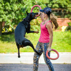 Floating Water Dog Toy Training Ring – Buoyant Fetch Ring for Dogs
