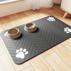Absorbent Pet Feeding Mat for Food & Water Bowls