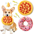 Dog Toy: Doughnut & Pizza-Shaped Chew Toy for Puppies and Adult Dogs