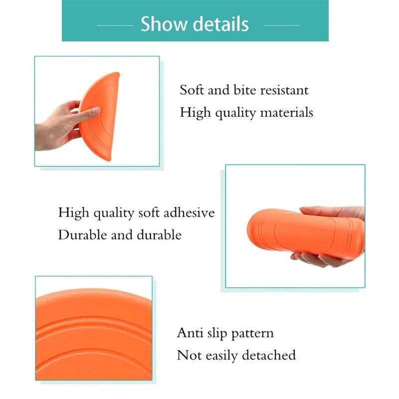 Flying Disc Dog Toy – Durable & Water-Splashing Fetch Toy for Active Dogs