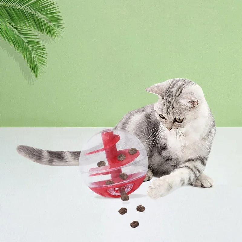 Cat Lick Eating Spiral Ball – Tasty, Mess-Free Licking Toy for Cats