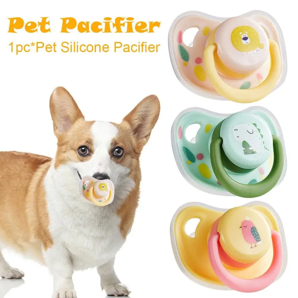 Pet Calming Pacifier – Soft Chew Toy for Anxiety Relief