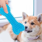 Soft Rubber Bone-Shaped Chew Toy for Dogs — Bite-Resistant & Dental-Friendly!