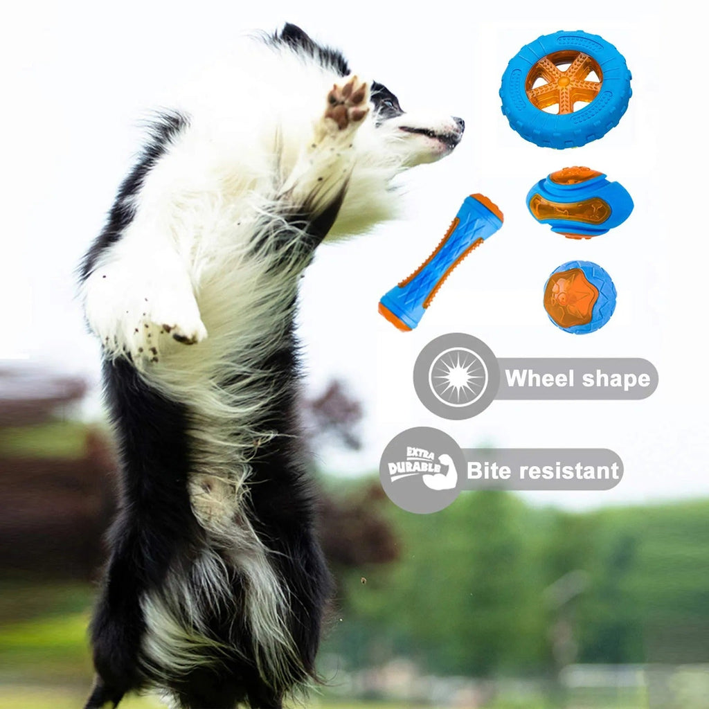 Rubber Dog Toys – Tough, Fun & Safe Chew Toys for Dogs