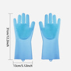 Pet Grooming & Cleaning Gloves – Gentle Brushing + Bathing Gloves for Dogs & Cats