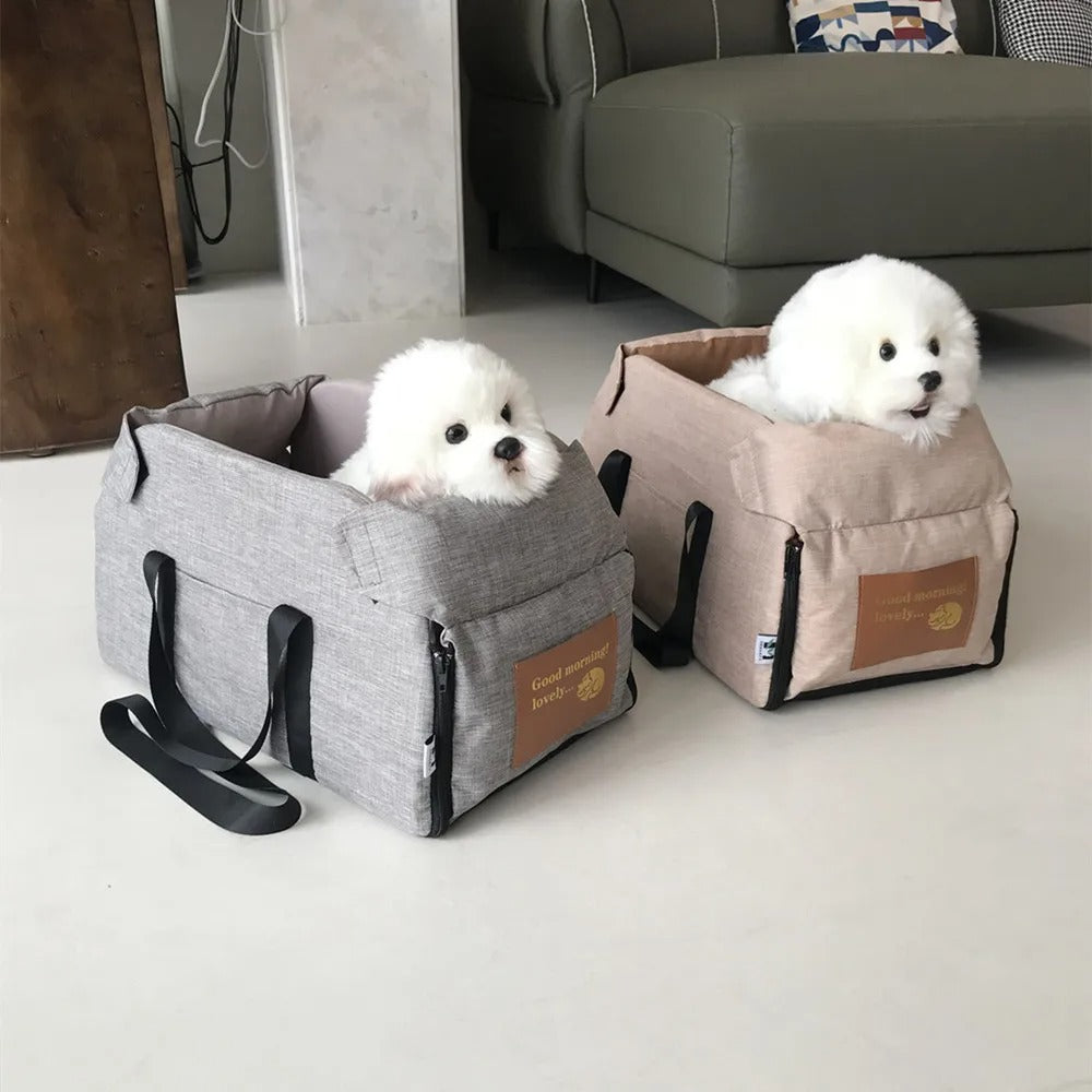Dog Car Seat Bed – Plush, Secure Travel Bed for Dogs