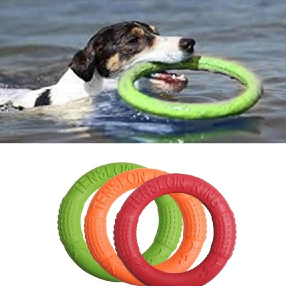 Floating Water Dog Toy Training Ring – Buoyant Fetch Ring for Dogs