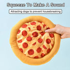 Dog Toy: Doughnut & Pizza-Shaped Chew Toy for Puppies and Adult Dogs