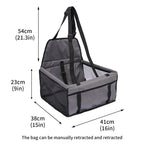 Foldable Hammock Pet Carrier for Cats & Small Dogs