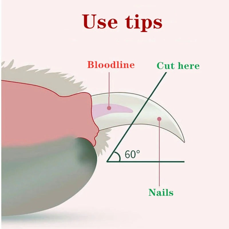 Professional Pet Nail Clipper with Built-in LED Light