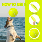 Extra-Large Durable Tennis Ball Dog Toy – Tough Chew Toy for Energetic Dogs