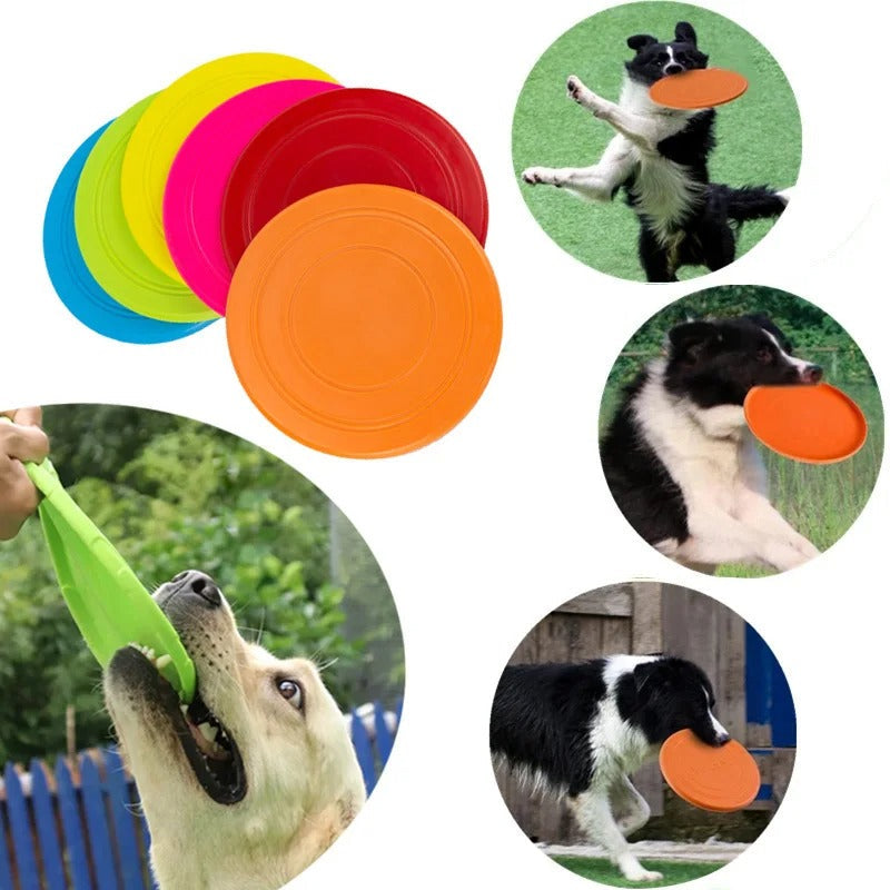 Flying Disc Dog Toy – Durable & Water-Splashing Fetch Toy for Active Dogs