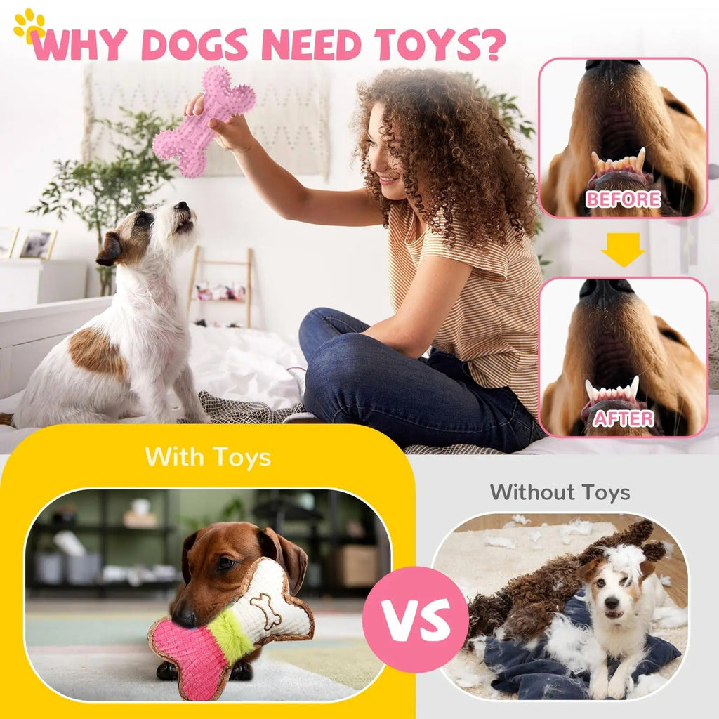 6-Piece Puppy Teething Toy Set – Chew Toys for Small Dogs & Puppies