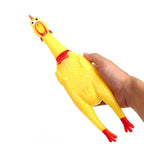 Squeak Chicken Dog Toy – Interactive Plush Pup Toy with Realistic Squeaker