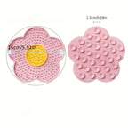 Sunflower-Shaped Dog Lick Mat for Mental Stimulation & Calm Feeding