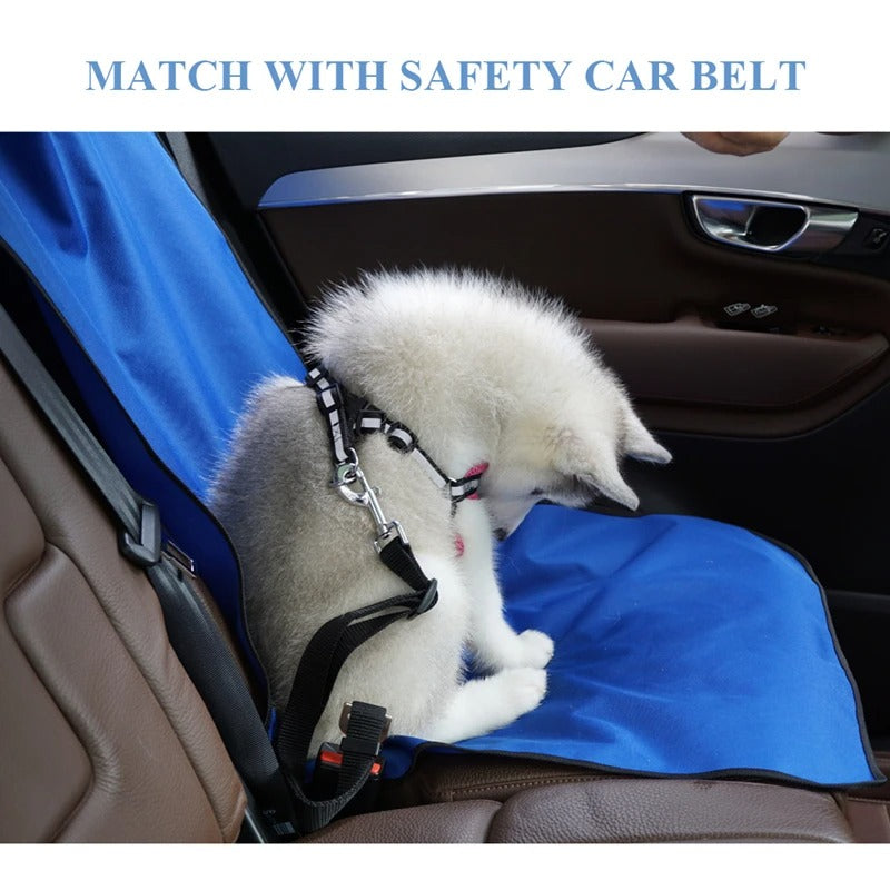 Car Back Seat Cover for Dogs & Pets – Waterproof, Non-Slip, Easy-Fit