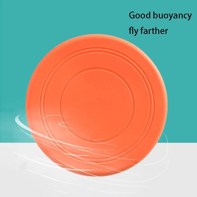 7-Color Silicone Flying Disc Dog Toy – Soft, Durable & Fun!