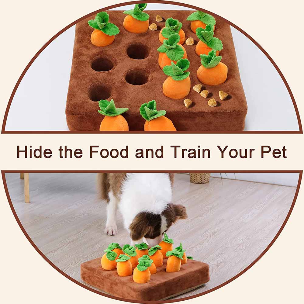 CarrotFarm Dog Toy – Interactive Chew Toy for Instinctual Play