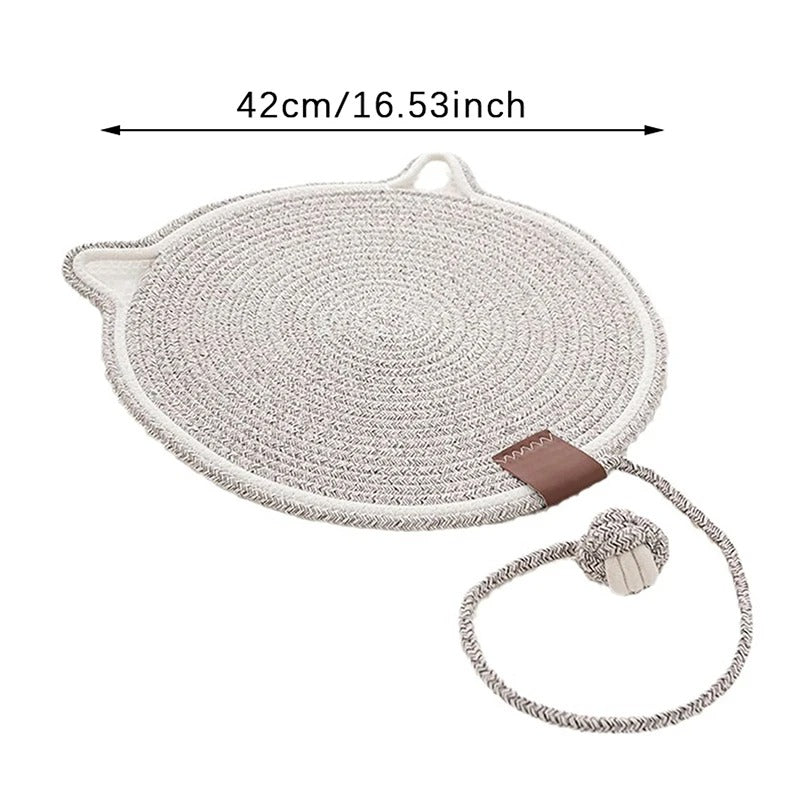 Cat Scratching Rug – Natural Sisal Double-Sided Scratcher for Indoor Cats