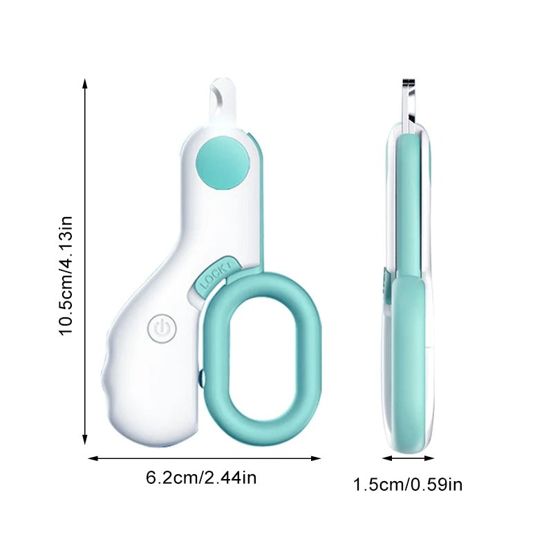 Professional Pet Nail Clipper with Built-in LED Light