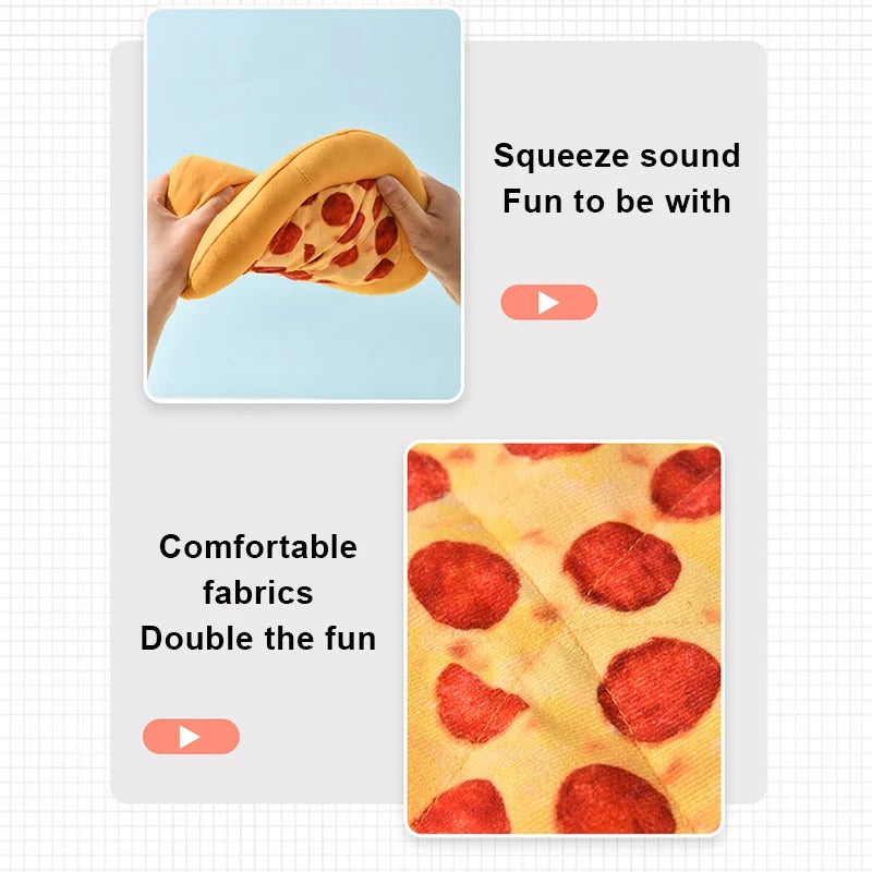 Dog Toy: Doughnut & Pizza-Shaped Chew Toy for Puppies and Adult Dogs