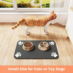 Absorbent Pet Feeding Mat for Food & Water Bowls
