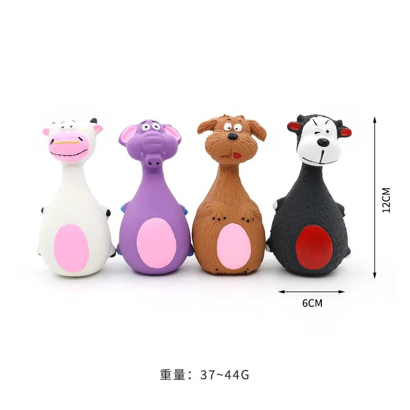 Squeaky Interactive Dog Chew Toy with Thorns & Hooks