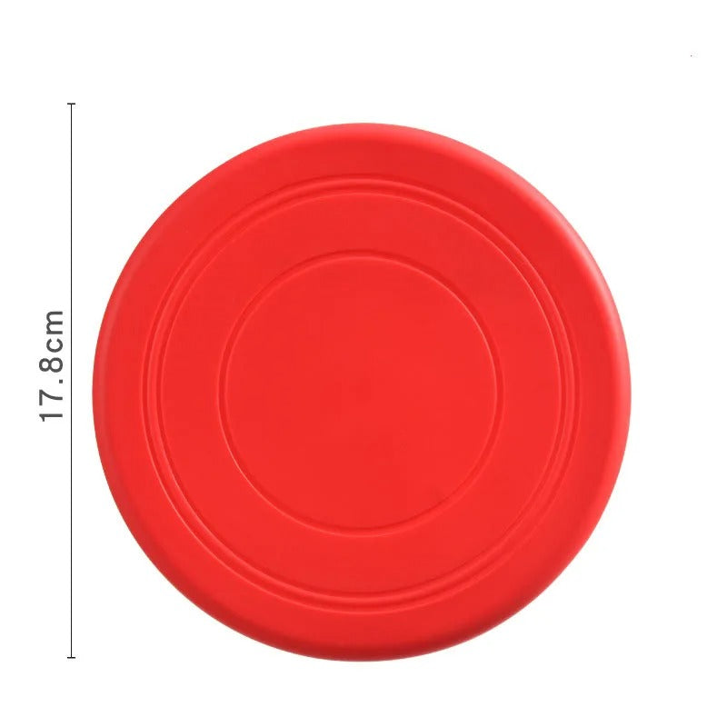 7-Color Silicone Flying Disc Dog Toy – Soft, Durable & Fun!