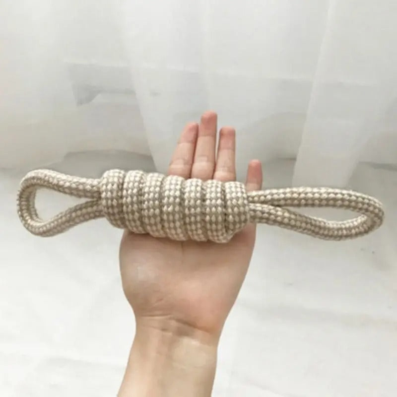 Dog Knot Toy – Fun Teeth-Cleaning Chew Toy for Puppies & Adult Dogs