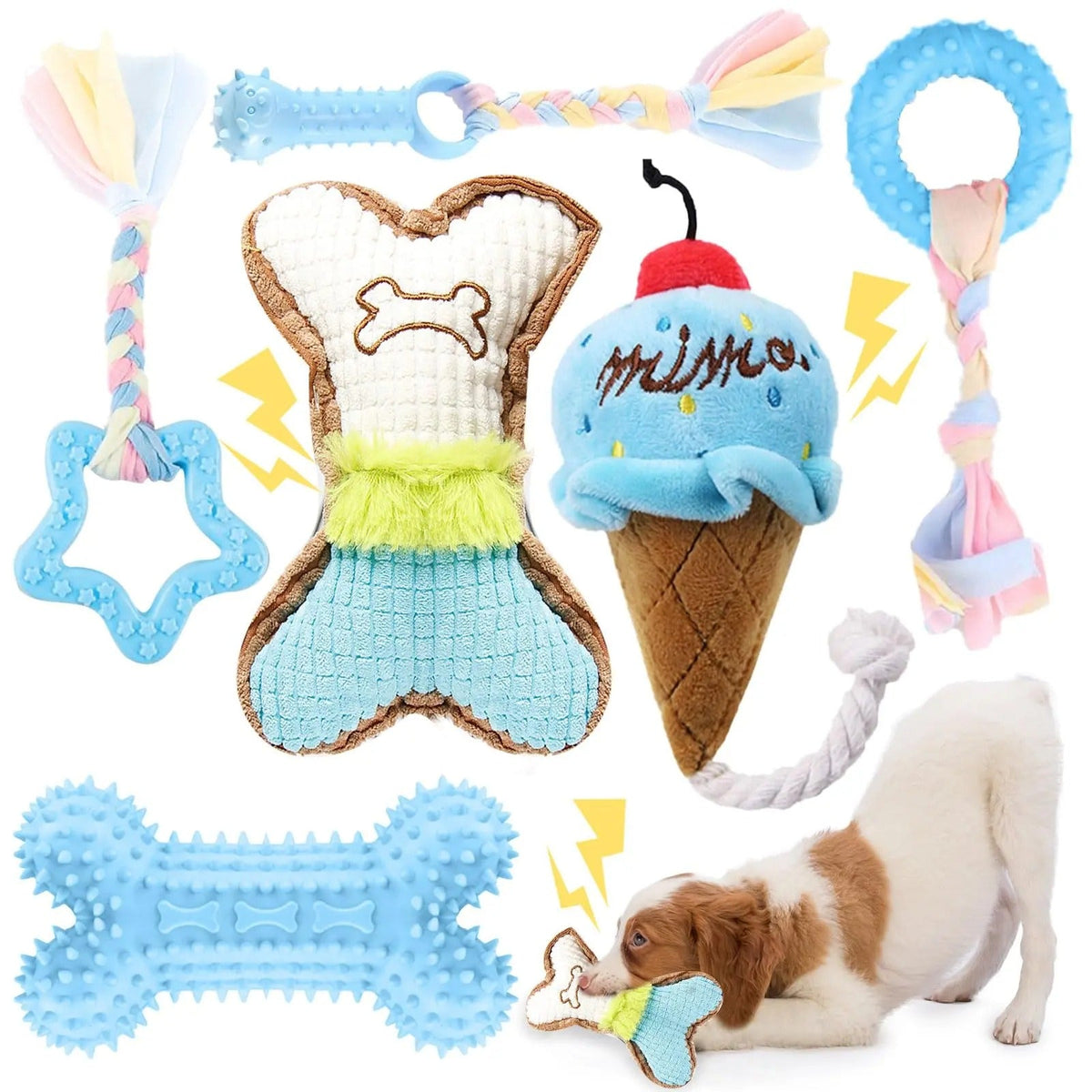 6-Piece Puppy Teething Toy Set – Chew Toys for Small Dogs & Puppies