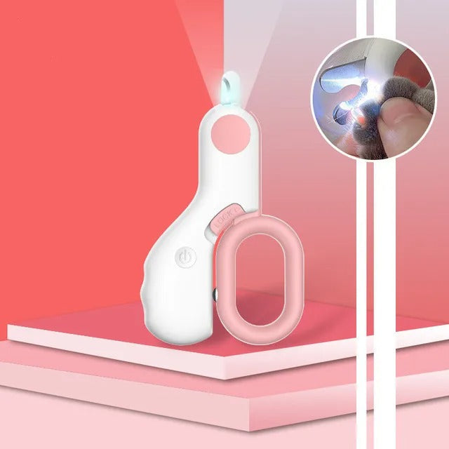 Professional Pet Nail Clipper with Built-in LED Light