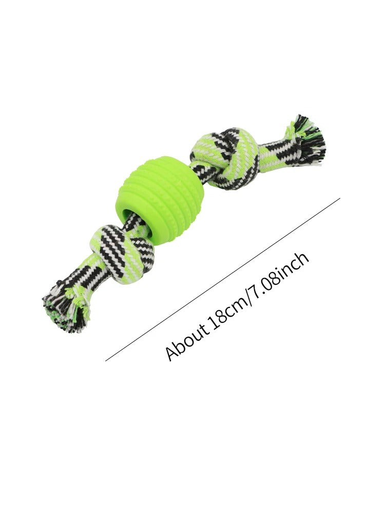 Dog Chew Toy – Durable Cotton Rope with Double Knot for Tugging & Dental Care