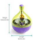 Pet Cat & Dog Fun Feeding Toy – Wobbling Tumbler Ball for Slow Eating