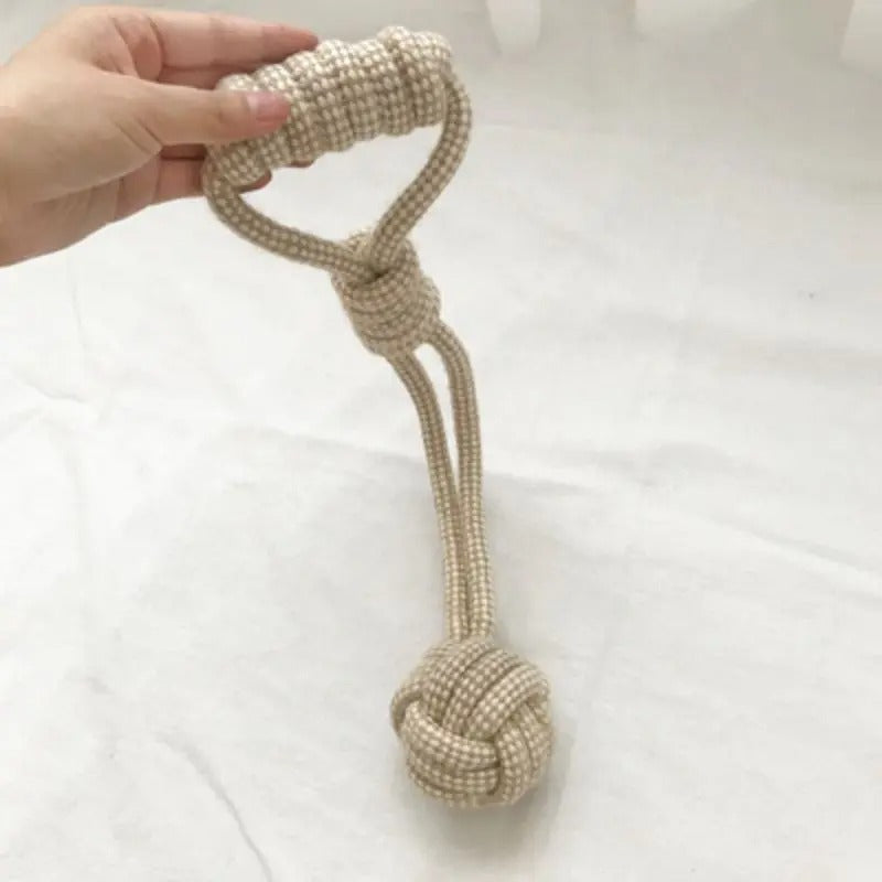 Dog Knot Toy – Fun Teeth-Cleaning Chew Toy for Puppies & Adult Dogs