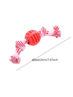 Dog Chew Toy – Durable Cotton Rope with Double Knot for Tugging & Dental Care
