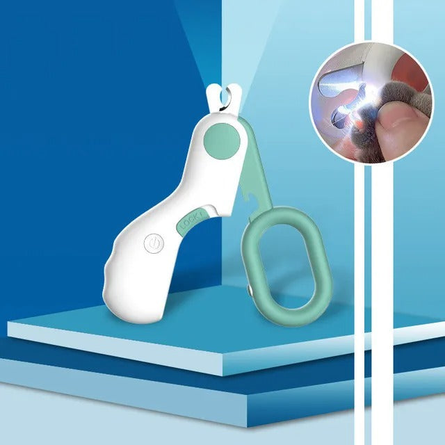 Professional Pet Nail Clipper with Built-in LED Light