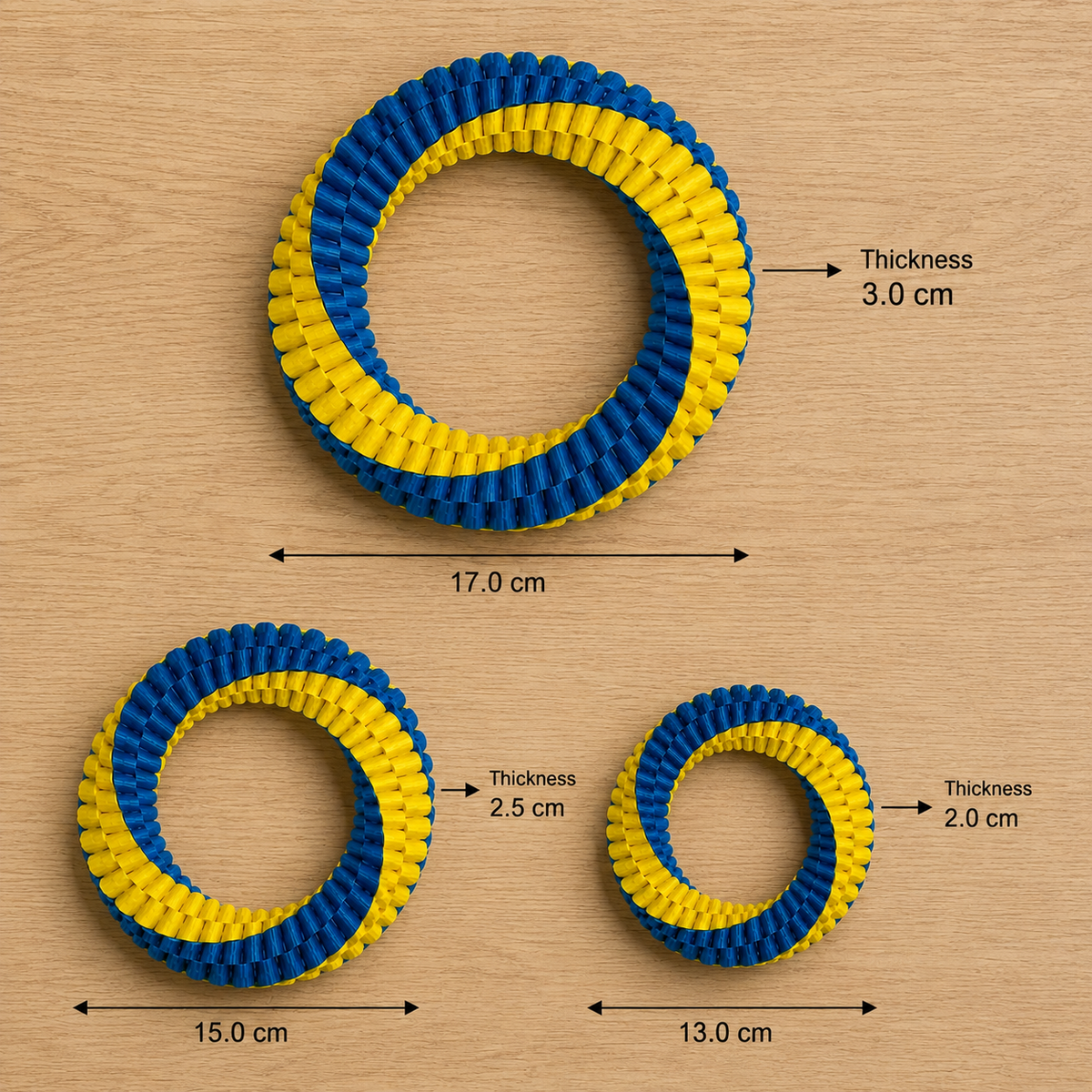 Durable Woven Ring Tug & Chew Toy for Dogs – Tough, Interactive, Vet-Approved Fun