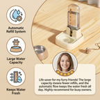 Automatic Large-Capacity Pet Water Fountain for Cats & Dogs