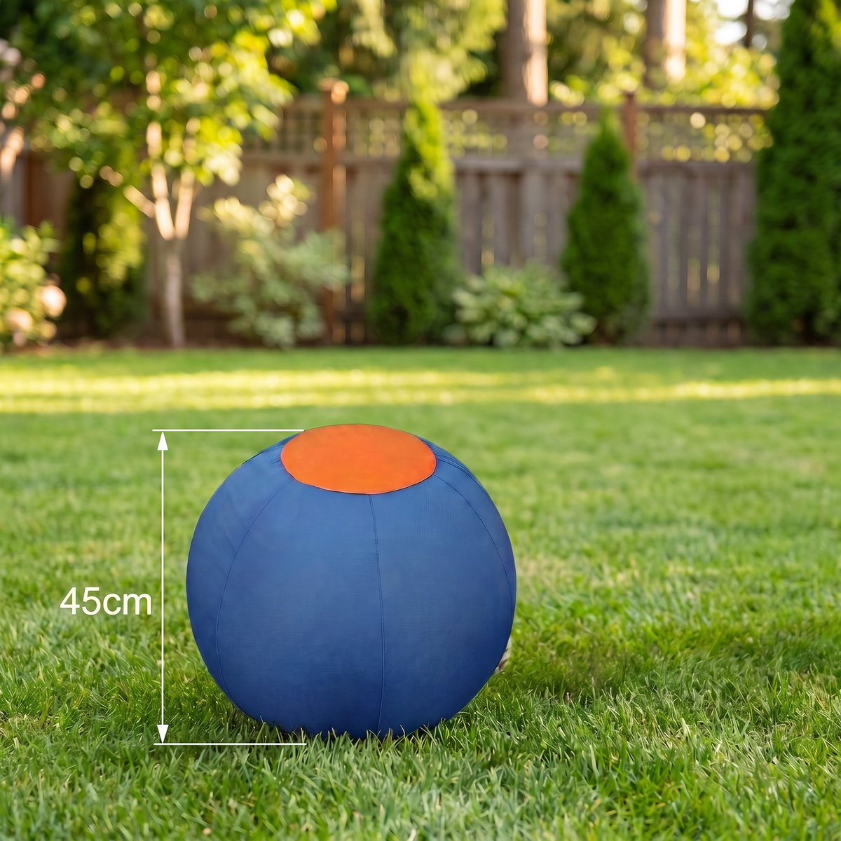 Inflatable Bite-Resistant Herding Ball for Dogs — Interactive Push & Chase Toy for High-Energy Breeds