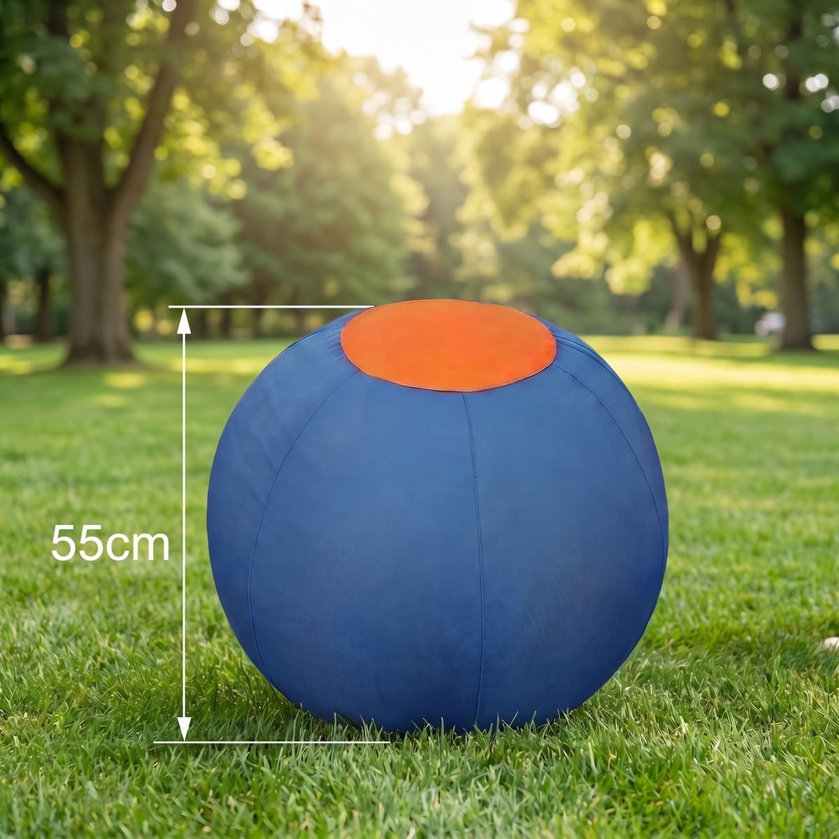 Inflatable Bite-Resistant Herding Ball for Dogs — Interactive Push & Chase Toy for High-Energy Breeds