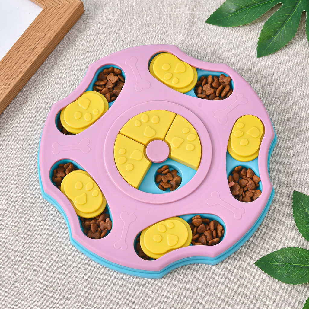 Interactive Dog Food Puzzle Toy — Mental Stimulation & Slow-Feeding Treat Dispenser