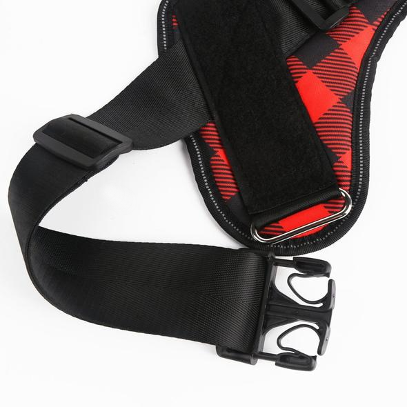 Custom No-Pull Dog Harness with Name & Phone Number — Heavy-Duty Personalized Pet Vest