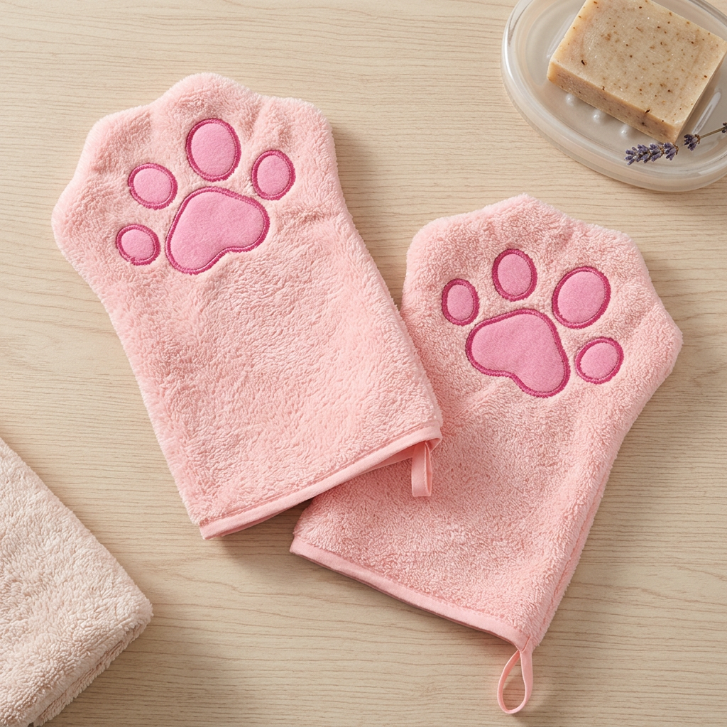 Quick-Drying Pet Towel – Super Absorbent, Soft & Compact for Dogs & Cats