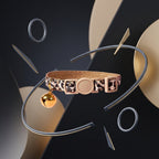 Leopard Print Pet Collar with Adjustable Bell for Cats & Small Dogs