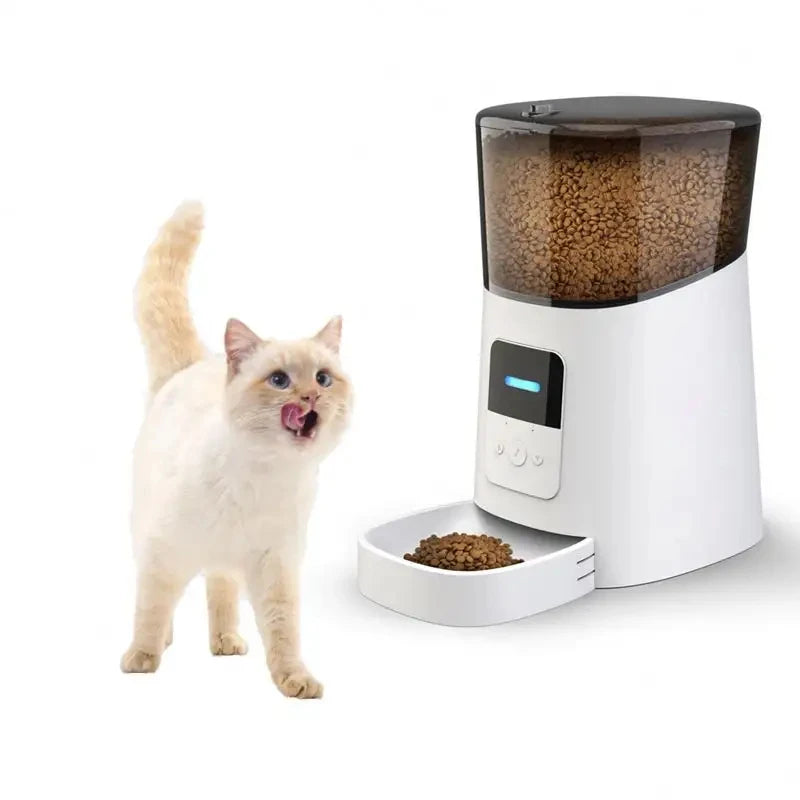 Automatic Pet Feeder – Smart Scheduled Feeding Station for Dogs & Cats
