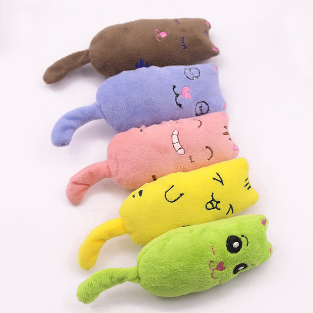 Plush Catnip Toys for Cats – Soft Chew Toys with Organic Catnip