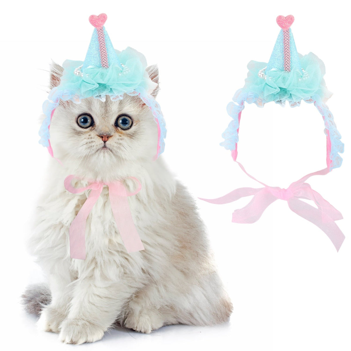 Cat Costume Headband – Soft & Adorable Party Hat for Kitties