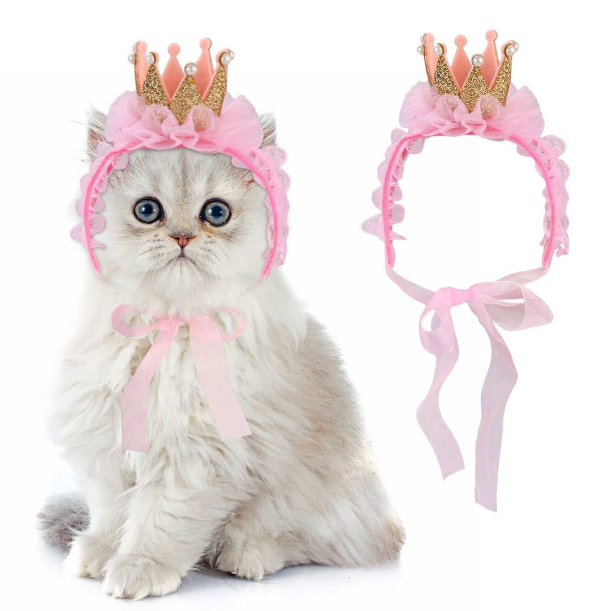 Cat Costume Headband – Soft & Adorable Party Hat for Kitties