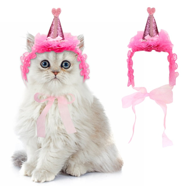 Cat Costume Headband – Soft & Adorable Party Hat for Kitties